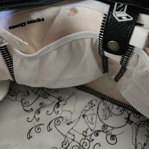 Lululemon Black Medium Sized Hand Bag Purse, Worn Condition - Picture 7 of 10